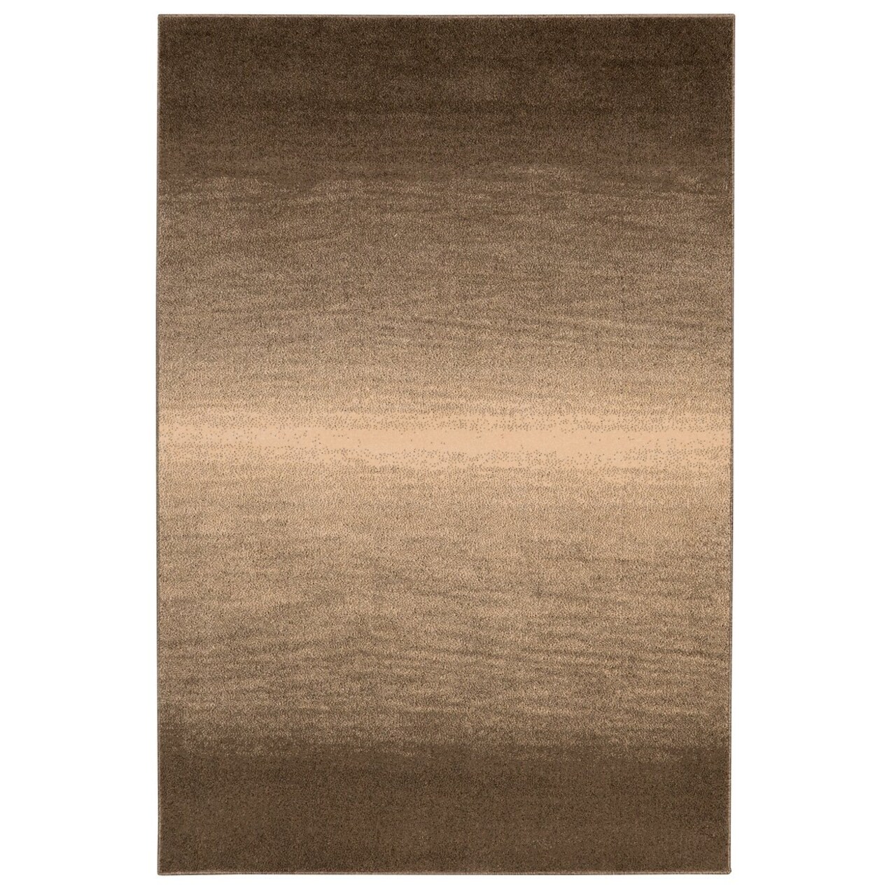Ombre Brown 5X7.6 Modern Area Rug Machine Made Color Transition Design
